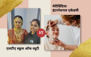 LTA School of Beauty VS Meribindiya International Academy