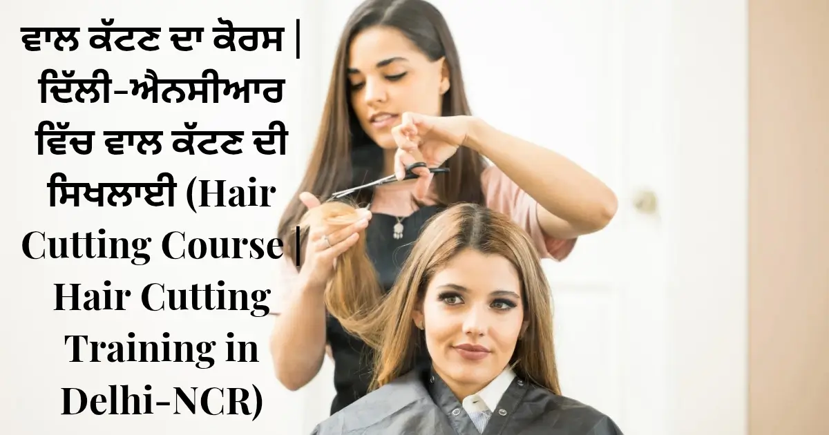 ਵਾਲ ਕੱਟਣ ਦਾ ਕੋਰਸ ਦਿੱਲੀ-ਐਨਸੀਆਰ ਵਿੱਚ ਵਾਲ ਕੱਟਣ ਦੀ ਸਿਖਲਾਈ (Hair Cutting Course Hair Cutting Training in Delhi-NCR)