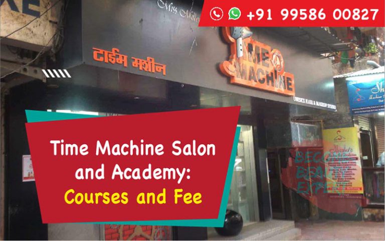 Time Machine Salon and Academy: Courses and Fee