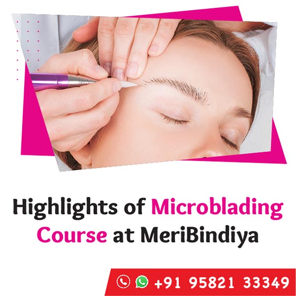 Highlights of Microblading Course at MeriBindiya