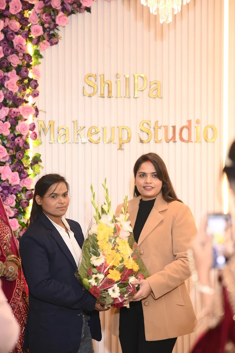 Shilpa makeup studio and Academy logo
