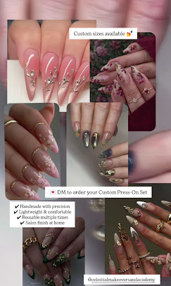 Celestial Makeovers and Academy by Anshika Verma nail