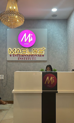 Mablos plus beauty institute Moga logi