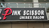 Pink Scissor Unisex Salon logo
