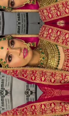 Ramans beauty Academy Unisex Salon Garhshanker makeup