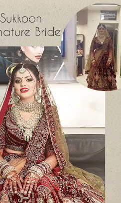 Sukkoon Unisex Salon Academy bridal makeup