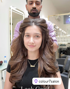 The Colour 7 Unisex Salon Academy hair style