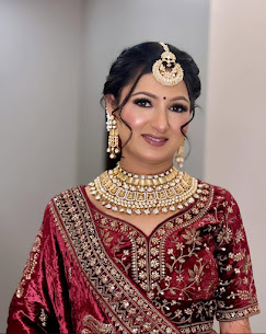 Velvet Luxe Salon Academy Sahibzada Ajit Singh Nagar bridal makeup