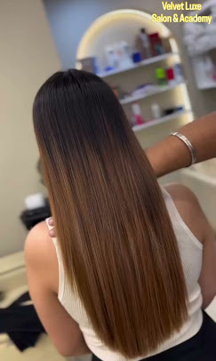 Velvet Luxe Salon Academy Sahibzada Ajit Singh Nagar hair suting