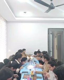 Wellin international School of Cosmetology Rohtak nail course