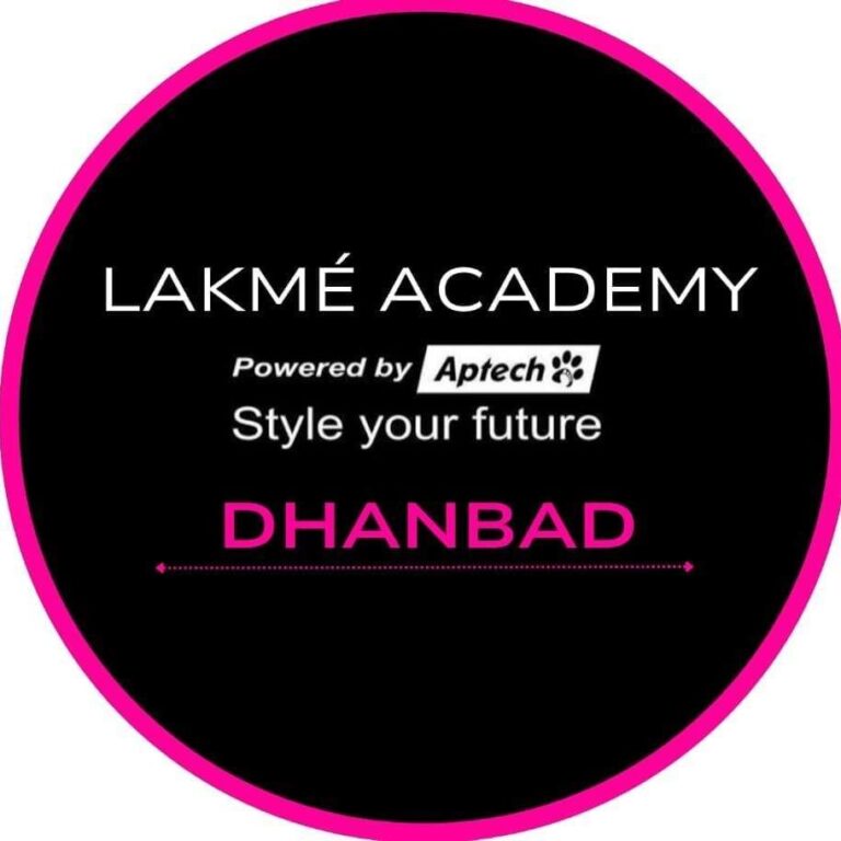 logo LAKME ACADEMY DHANBAD Powered by Aptech 768x768