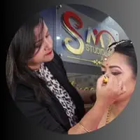 saindhyaazmakeoverstudioandacademyjorhatlogo