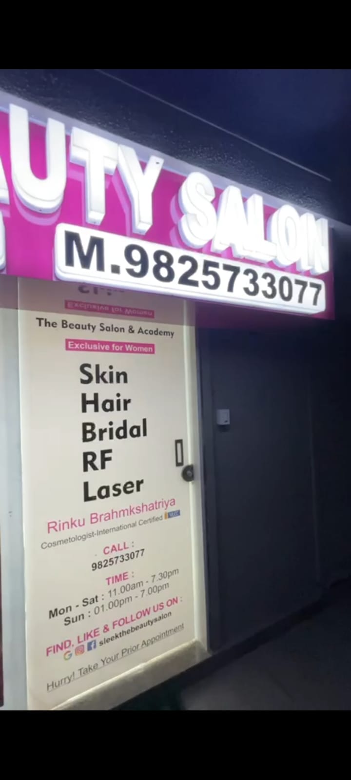 Sleek The Beauty Salon and Academy
