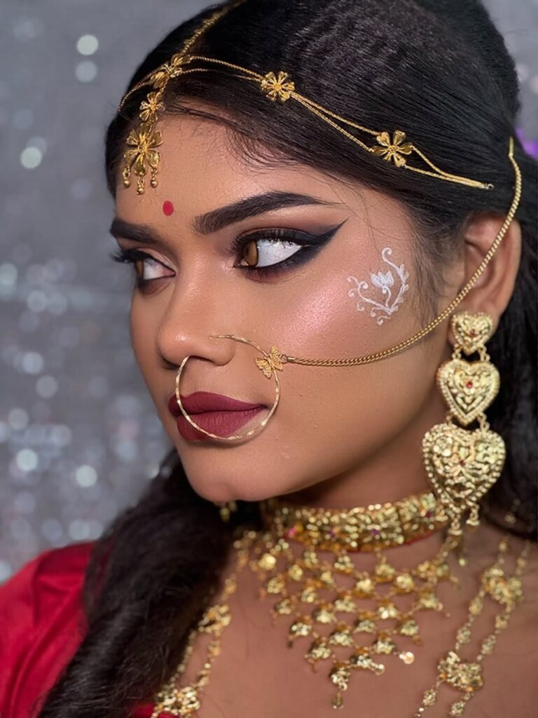 The Bong Bride 🪷 LEVEL 3 MAKEUP WORKSHOP @vlccschoolofbeauty patna Face @ idHair @krishna hair 1 768x1024