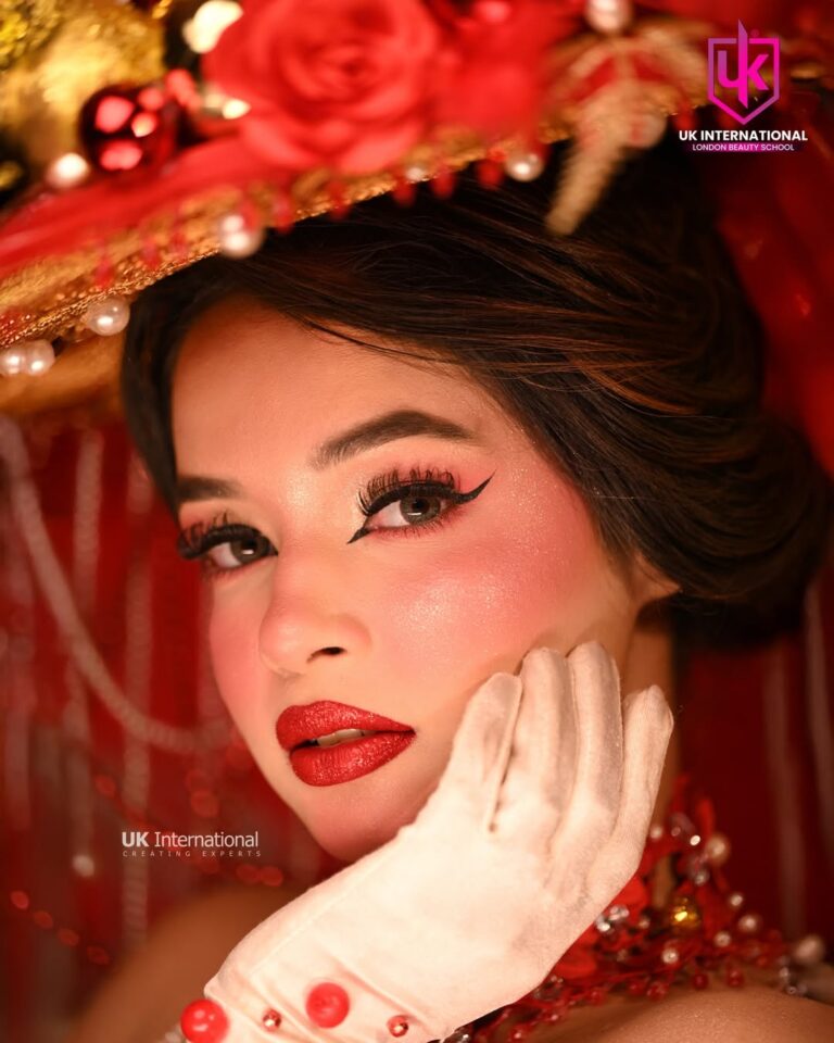 Turn your passion for makeup into a profession🎨✨This Christmas Fantasy Makeup Look reflects the 1 768x960